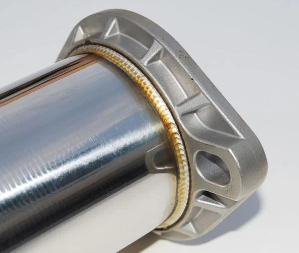 Invidia Catted Downpipe fits 2010-2012 Subaru Legacy 2.5GT - Side View