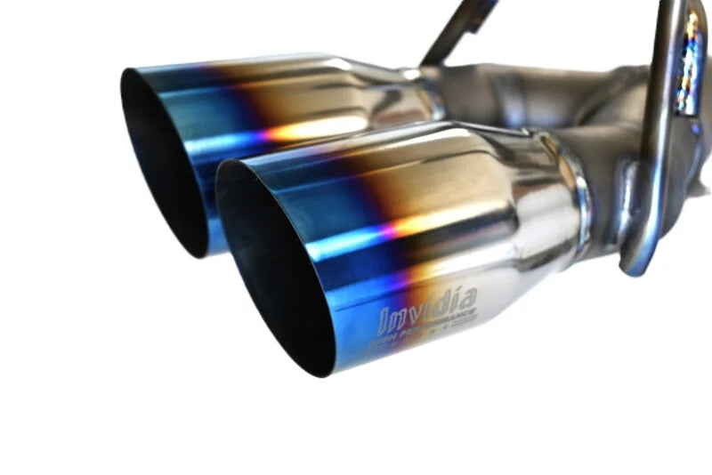 Invidia Full Titanium Cat-Back Exhaust fits 2022-2025 Toyota GR Corolla - Installation View