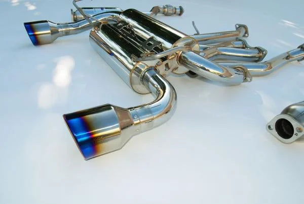 Invidia Gemini Rolled Titanium Tip Cat-back Exhaust fits 2003-2008 INFINITI FX35 / 2003-2008 INFINITI FX45 - Installation ...