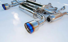 Load image into Gallery viewer, Invidia Gemini Rolled Titanium Tip Cat-back Exhaust fits 2009-2016 Nissan 370Z - Back View