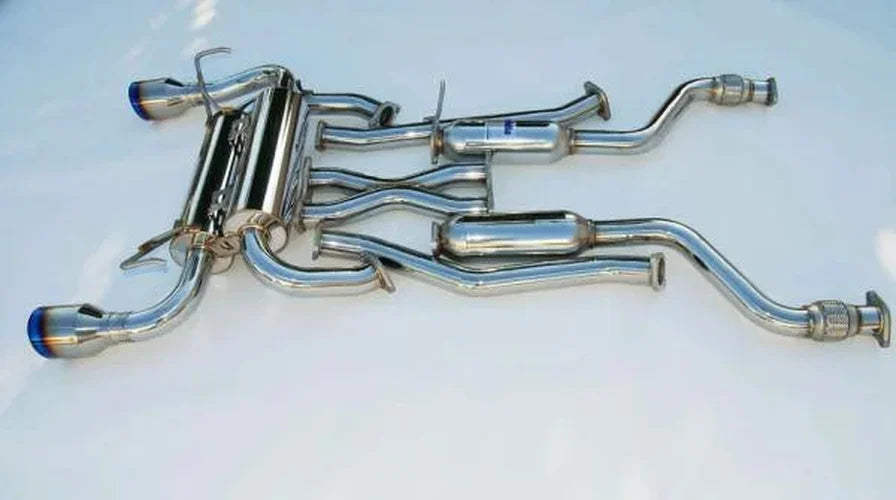 Invidia 03-08 Infiniti G35 Coupe Gemini Rolled Titanium Tip Cat-back Exhaust - Additional View 5