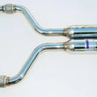 Load image into Gallery viewer, Invidia Gemini Single Layer Titanium Tip Cat-back Exhaust fits 2003-2006 INFINITI G35 - Side View