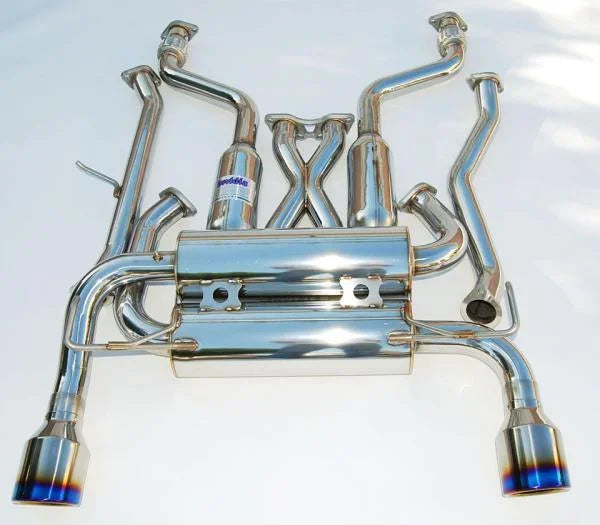 Invidia Gemini Single Layer Titanium Tip Cat-back Exhaust fits 2008-2013 INFINITI G37 - Main Product View