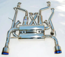 Load image into Gallery viewer, Invidia Gemini Single Layer Titanium Tip Cat-back Exhaust fits 2008-2013 INFINITI G37 - Main Product View