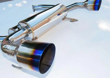 Load image into Gallery viewer, Invidia Gemini Single Layer Titanium Tip Cat-back Exhaust fits 2009-2016 Nissan 370Z - Installation View