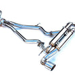 Load image into Gallery viewer, Invidia Gemini w/Valve Rolled Stainless Steel Catback fits 2020+ Toyota Supra (3.0) - Back View
