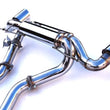 Load image into Gallery viewer, Invidia Gemini w/Valve Rolled Stainless Steel Catback fits 2020+ Toyota Supra (3.0) - Additional View 5