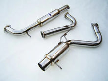 Load image into Gallery viewer, Invidia N1 Stainless Steel Cat-back Exhaust fits 2000-2005 Mitsubishi Eclipse - Side View