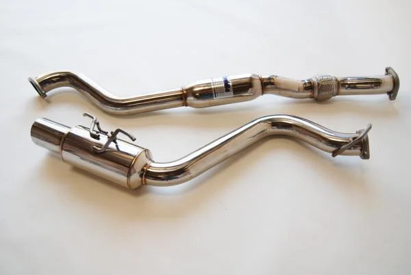 Invidia N1 Stainless Steel Tip Cat-back Exhaust fits 2008-2014 Subaru Impreza - Installation View