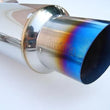 Load image into Gallery viewer, Invidia N1 Titanium Tip Cat-back Exhaust fits 2000-2005 Mitsubishi Eclipse - Side View
