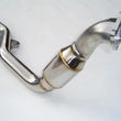 Load image into Gallery viewer, Invidia Polished Divorced Waste Gate Downpipe with High Flow Cat fits 2002-2008 Subaru Forester / Impreza - Main Product View