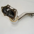 Load image into Gallery viewer, Invidia Polished Divorced Waste Gate Downpipe with High Flow Cat fits 2002-2008 Subaru Forester / Impreza - Additional View 5