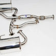 Load image into Gallery viewer, Invidia 08-09 WRX Sedan Q300 Dual Stainless Steel Tip Cat-back Exhaust - Main Product View