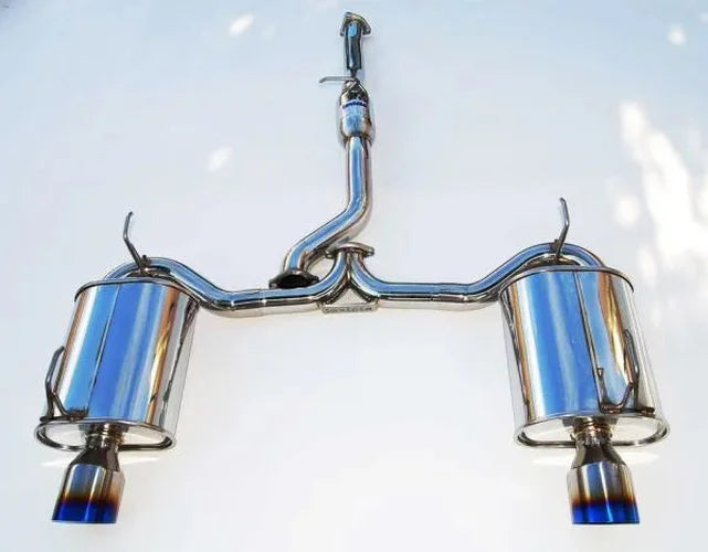 Invidia 00+ S2000 Q300 Dual Titanium Tip Cat-back Exhaust - Side View