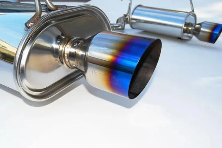 Invidia 00+ S2000 Q300 Dual Titanium Tip Cat-back Exhaust - Back View