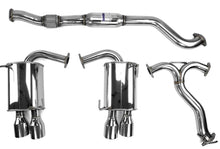 Load image into Gallery viewer, Invidia Q300 Single Layer Titanium Burnt Quad Tip Cat-Back Exhaust fits 2015+ Subaru STI 4DR - Main Product View