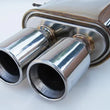 Load image into Gallery viewer, Invidia Q300 Stainless Steel Tip Cat-back Exhaust fits 2007-2013 Mini Cooper S - Back View