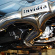 Load image into Gallery viewer, Invidia Q300 Twin Outlet Rolled Titanium Burnt Quad Tip Cat-Back Exhaust fits 2015-2016 Subaru WRX / WRX STI - Main Produc...