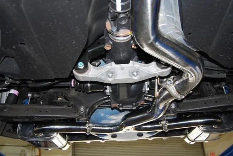 Invidia Q300 Twin Outlet Rolled Titanium Burnt Quad Tip Cat-Back Exhaust fits 2015-2016 Subaru WRX / WRX STI - Installatio...