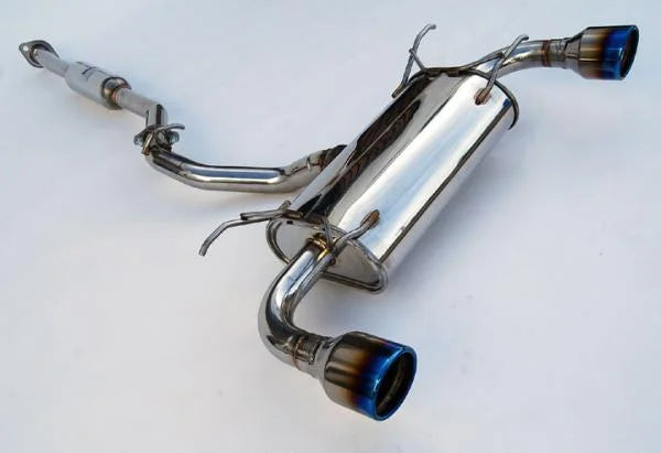 Invidia Q300 w/ Rolled Titanium Tips Cat-Back Exhaust (Blue Edge) fits 2013-2016 Scion FR-S / 2013-2017 Subaru BRZ Limited...