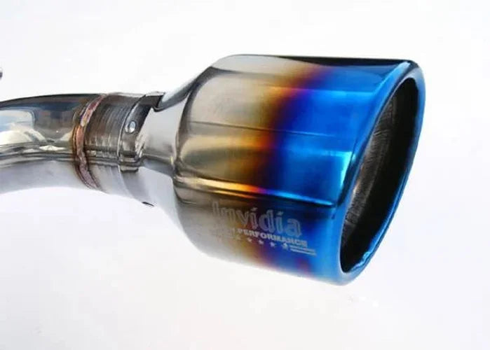 Invidia Q300 w/ Rolled Titanium Tips Cat-Back Exhaust (Blue Edge) fits 2013-2016 Scion FR-S / 2013-2017 Subaru BRZ Limited...