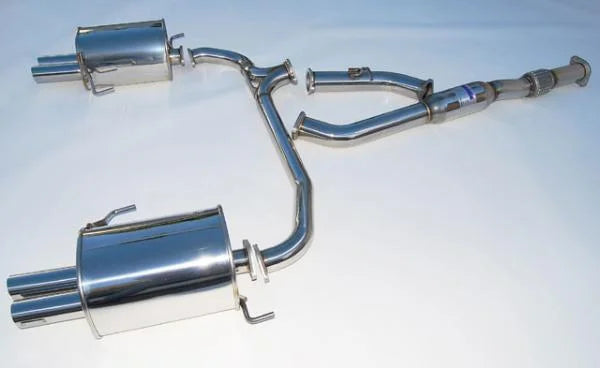 Invidia Stainless Steel Quad Tip Cat-back Exhaust fits 2005-2006 Subaru Legacy GT - Main Product View