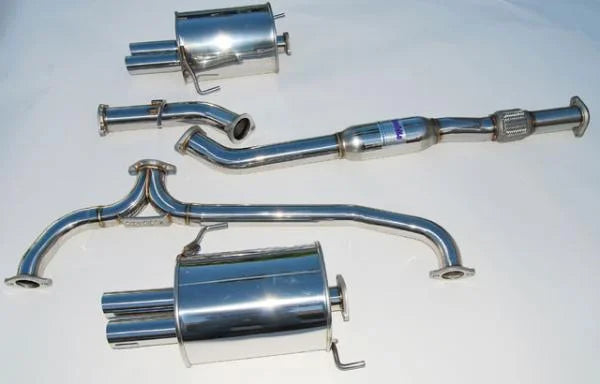 Invidia Stainless Steel Quad Tip Cat-back Exhaust fits 2005-2006 Subaru Legacy GT - Installation View