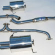 Load image into Gallery viewer, Invidia Stainless Steel Quad Tip Cat-back Exhaust fits 2005-2006 Subaru Legacy GT - Installation View