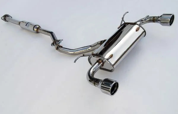 Invidia Subaru BRZ / Scion FRS Q300 w/ Rolled SS Tips Cat- Back Exhaust - Side View