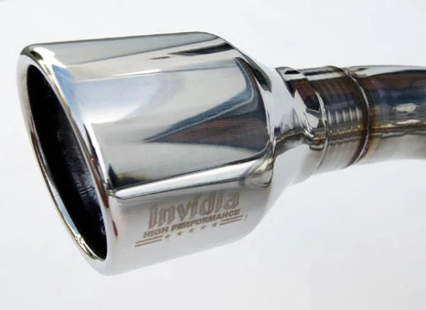 Invidia Subaru BRZ / Scion FRS Q300 w/ Rolled SS Tips Cat- Back Exhaust - Installation View