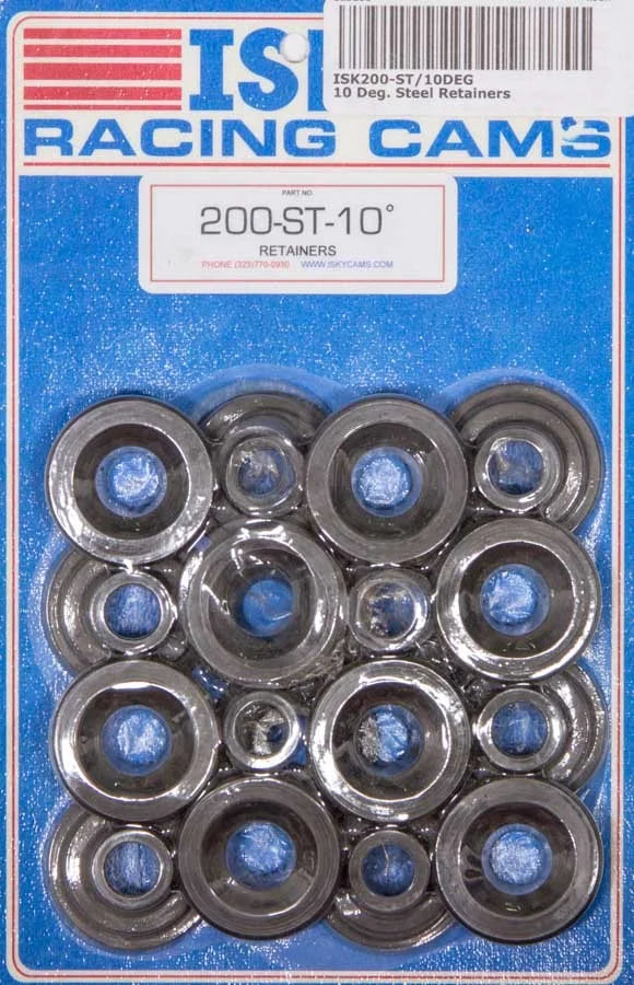 Iskenderian 10 Deg. Steel Retainers 200ST10Deg