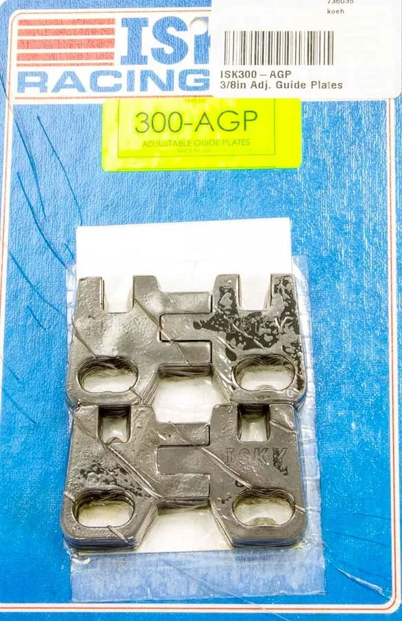 Iskenderian 3/8in Adj. Guide Plates 300AGP