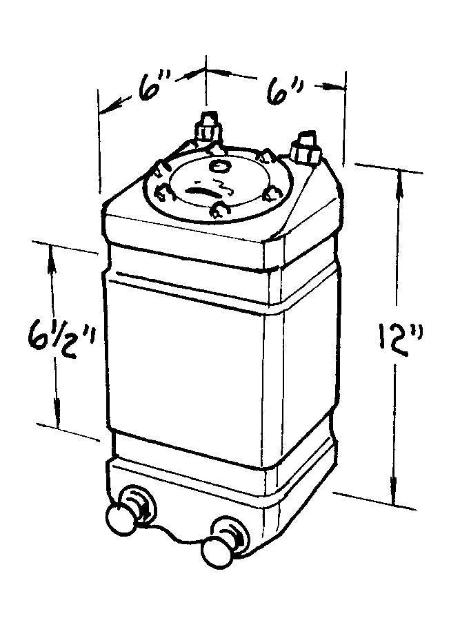 JAZ Products 1-Gallon Pro Drag Fuel Cell 220-001-01