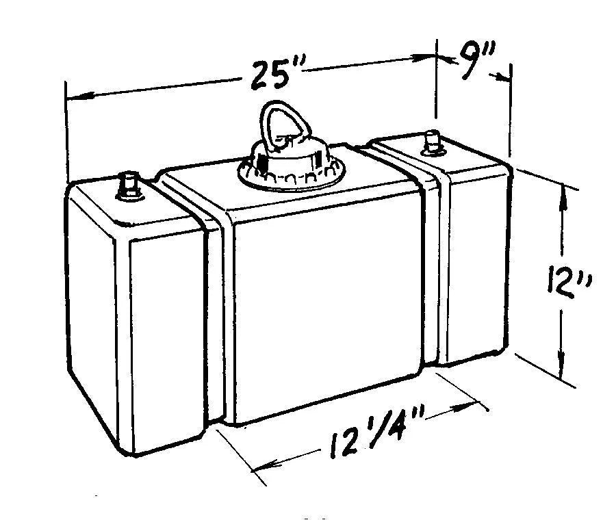 JAZ Products 10-Gallon C/T Fuel Cell 200-010-01