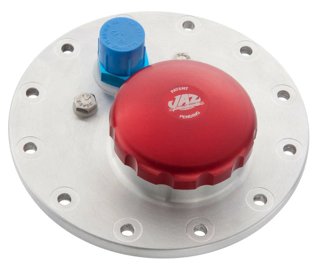 JAZ Products 2-1/2 12-Bolt Fuel Plate w/Billet Twist Cap 391-452-06