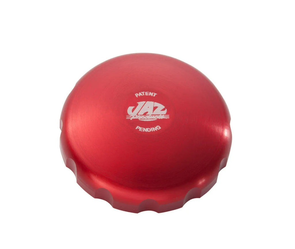 JAZ Products 2-5/8 Billet Twist Fuel Cap - Red Anodized 340-452-06