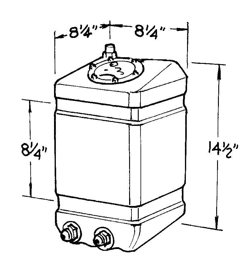 JAZ Products 3-Gallon Drag Race Cell 250-003-01