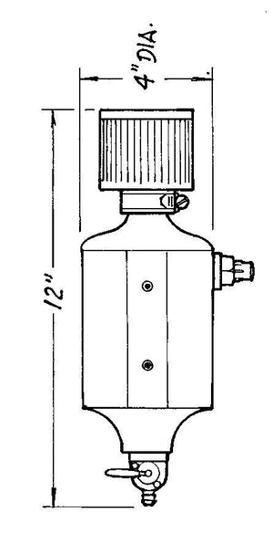 JAZ Products Black Breather Tank AN-6 605-025-01