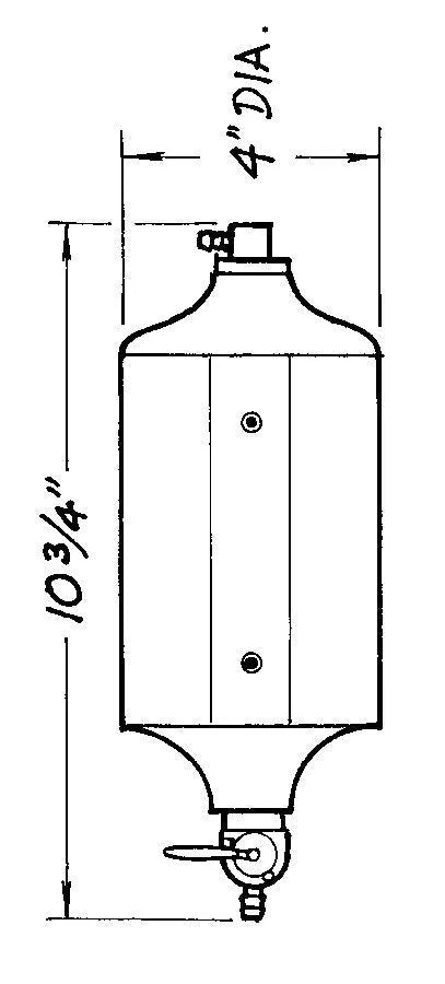 JAZ Products Black Radiator Catch Can 1qt. 600-025-01