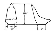 Load image into Gallery viewer, JAZ Products Mini Pro Stock Seat 100-110-01