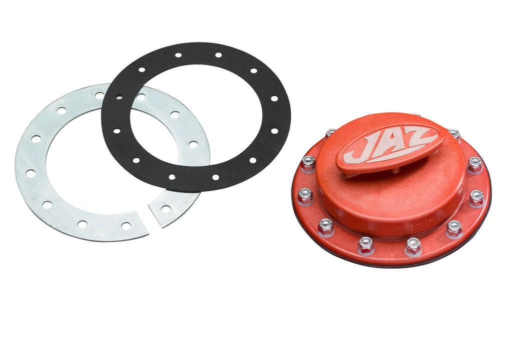 JAZ Products T-Handle Cap Assembly 12-Bolt - Red Finish 350-301-06