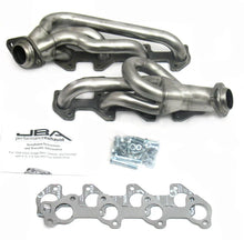Load image into Gallery viewer, JBA 00-03 Dodge 4.7L PowerTech 1-1/2in Primary Raw 409SS Cat4Ward Header - Side View