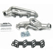 Load image into Gallery viewer, JBA 00-03 Dodge 4.7L PowerTech 1-1/2in Primary Silver Ctd Cat4Ward Header - Side View