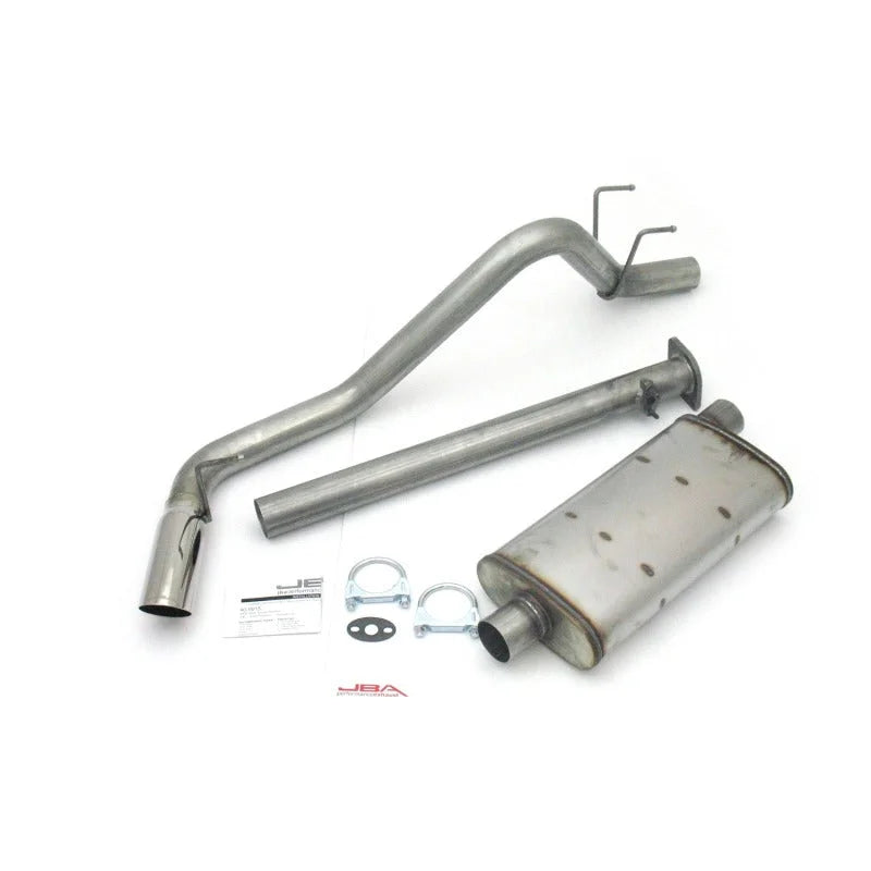 JBA 00-04 Toyota Tacoma (Xtra Cab) 3.4L 409SS Pass Side Single Exit Cat-Back Exhaust - Main Product View