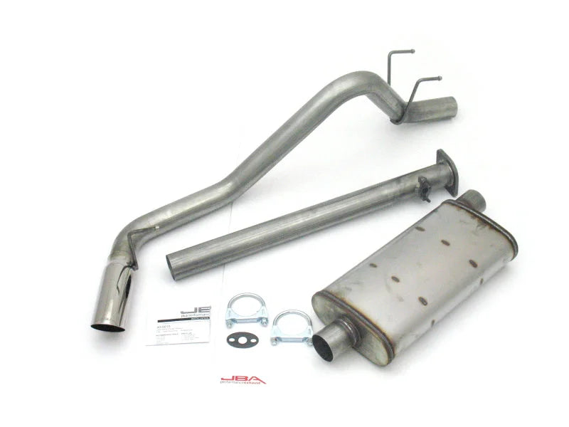 JBA 00-04 Toyota Tacoma (Xtra Cab) 3.4L 409SS Pass Side Single Exit Cat-Back Exhaust - Side View