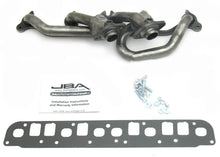 Load image into Gallery viewer, JBA 00-06 Jeep 4.0L 1-1/2in Primary Raw 409SS Cat4Ward Header - Side View