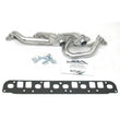 Load image into Gallery viewer, JBA 00-06 Jeep 4.0L 1-1/2in Primary Silver Ctd Cat4Ward Header - Side View