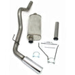 Load image into Gallery viewer, JBA 00-06 Toyota Tundra 4.7L 409SS Pass Side Single Exit Cat-Back Exhaust - Side View