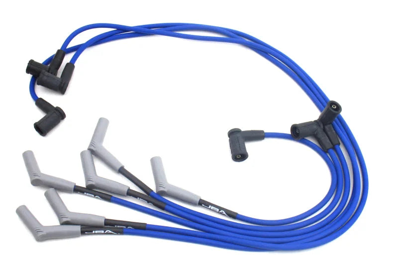 JBA 01-03 Ford 4.2L Ignition Wires - Blue - Main Product View