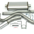 Load image into Gallery viewer, JBA 01-03 Ford F-150 Super Crew 4.6L/5.4L 409SS Pass Side Single Exit Cat-Back Exhaust - Side View